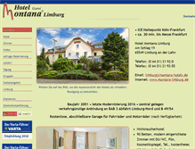 Tablet Screenshot of montana-limburg.de